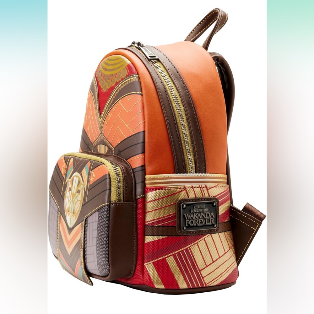 Loungefly Black Panther Okoye Cosplay Mini Backpack NWT - Picture 3 of 9